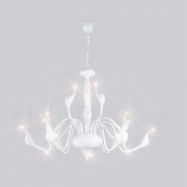 15 Light White Modern/Contemporary Electroplated Metal Chandeliers Living Room / Bedroom / Dining Room