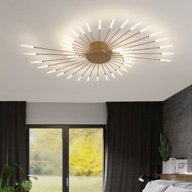 Modern Ceiling Flush Mount Light luminaire for Living Room, Dining Room, Bedroom, Shop, Cafes, Bar