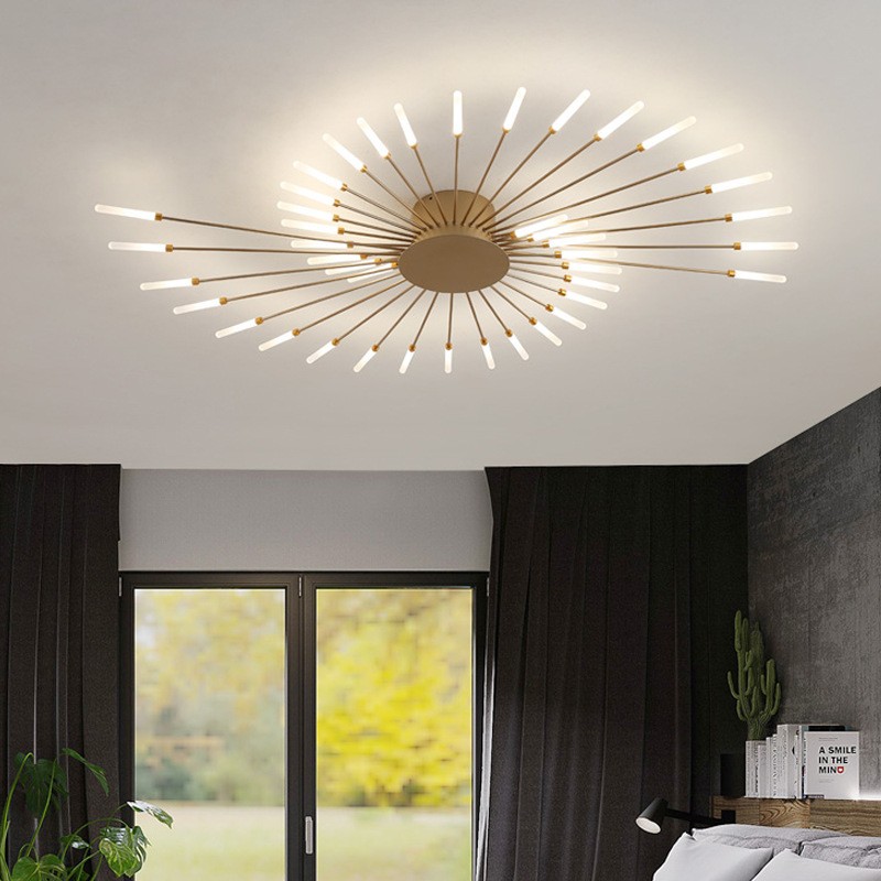 Masrou Modern Ceiling Light with Fans Integration Three-Color LED Light with Remote Control Invisible Ceiling Fan Light for Dining Room,Living Room 36 inch - Silver 2 Bedroom,Restaurant 