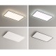 Modern Dimmable Rectangle Flush Mount Ceiling Light Indoor Lighting Fixture