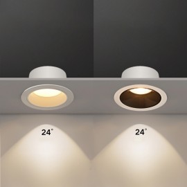 7W 220V LED Recessed Spot Light for Flat or Sloped Ceilings
