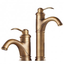 Single Handle Brass Waterfall set Brass Traditional Bathroom Sink Tap