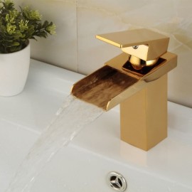 Waterfall Single Handle Bathroom Sink Tap