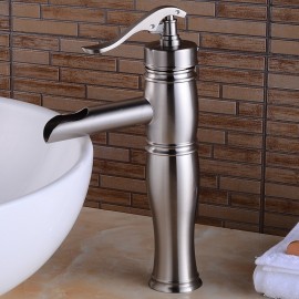Sensor Nickel Brushed Vessel Single Handle Bath Tap Antique Copper Bathroom Sink Tap