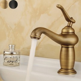 Classic Electroplated Single Handle Bathroom Sink Tap