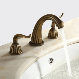 Sink TapAntique Brass Two Handles Tap
