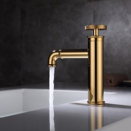 Matte Black Gold available Matte Black Black Gold Single Handle Bathroom Sink Tap