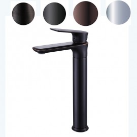 Rotatable Chrome Oil rubbed Bronze Painted Finishes Single Handle Bathroom Sink Tap
