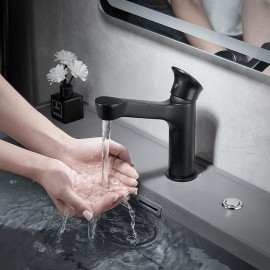 Black Brass Single Handle Bath Tap(Black Grey Chrome Golden) Bathroom Sink Tap