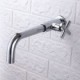 Rotatable Wall Mount Industrial Style Single Handle Bath Tap Cold Water Only Bathroom Sink Tap