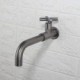 Rotatable Wall Mount Industrial Style Single Handle Bath Tap Cold Water Only Bathroom Sink Tap