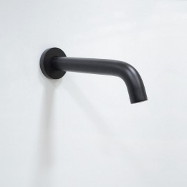 Bronze Retro Black Oil rubbed Bronze Bath Tap Wall Mounted Bathroom Sink Tap