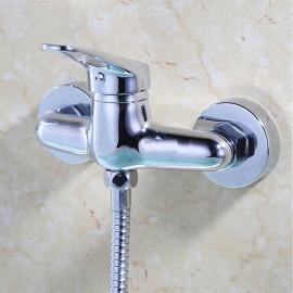 Modern Chrome Shower Only Bath Shower Mixer Tap Brass Shower Tap
