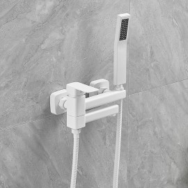 Electroplated Wall Mounted Bath Shower Mixer Tap Bathtub Tap