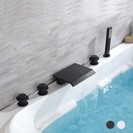 Electroplated Roman Tub Bath Shower Mixer Tap Bathtub Tap