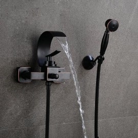 Modern Electroplated Bath Shower Mixer Tap Bathtub Tap