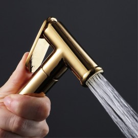 Bidet Tap Gold Toilet Handheld Self Cleaning Clean Spray Gun