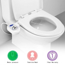 Bidet Attachment Non Electric Cold Water Bidet Toilet Seat Attachment with Pressure Controls