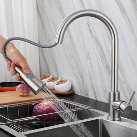 Pull out Spray Rotatable Kitchen Tap