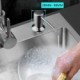 Pullout Spray Soap Dispenser Single Handle Pull Out Rotatable Multifunction Brass Tall High Arc Deck Mounted Kitchen Tap