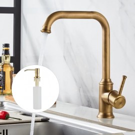 Single Handle Electroplated Pull Out Retro Vintage Kitchen Tap