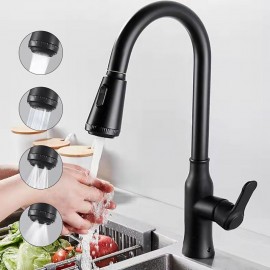Single Handle Painted Finishes Pull out Modern Kitchen Tap