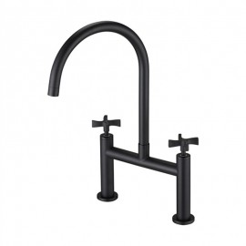 Rotatable Double Handles Kitchen Tap
