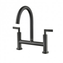 Rotatable Double Handles Kitchen Tap