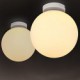 E27 220V 15CM Contracted And Contemporary Personality White Ball Glass Dome Light Led