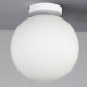 E27 220V 15CM Contracted And Contemporary Personality White Ball Glass Dome Light Led