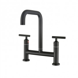 Rotatable Double Handles Kitchen Tap