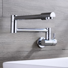 Type Silvery Single Handle Wall Mounted Kitchen Tap