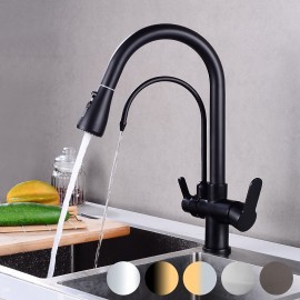Pull Out Spray Brass Crane Pure Water Kitchen Tap Filtered Kitchen Tap