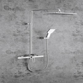 Chrome Electroplated Painted Finishes Mount Outside Bath Shower Mixer Tap