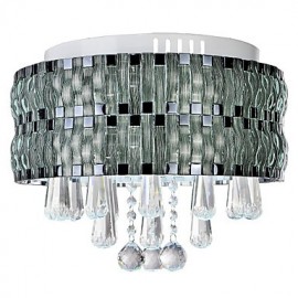 Graceful LED Crystal Flush Mount 90-240V