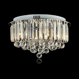 Modern/Contemporary / Traditional/Classic Crystal / LED Painting Metal Flush Mount Living Room / Bedroom / Dining Room