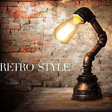 Table Lamps Industrial Loft Retro, Industrial Style Table Lamps Uk