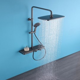Multi Spray Shower Painted Finishes Mount Outside Bath Shower Mixer Tap