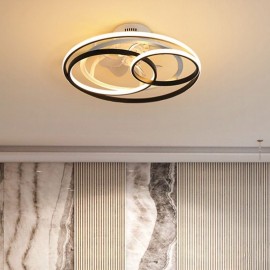 Modern Ceiling Lights Circle Rings Designer Ceiling Fan