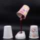 DIY Pouring Coffee Design White Light LED Table Lamp (USB/3xAAA)