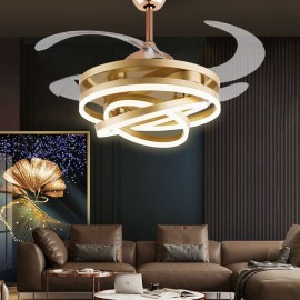 Creative Inverter Fan Chandelier Fan Light