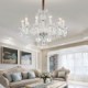 Transparent Crystal Chandelier European Luxury Decrative Ceiling Light