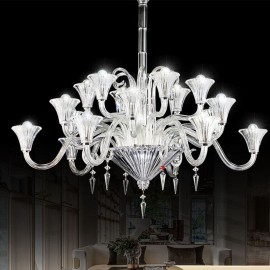 European Crystal Chandelier Villa Decoration Ceiling Light With 18 Lights