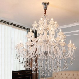 European Crystal Chandelier With 32 Lights Luxury Decoration Ceiling Light