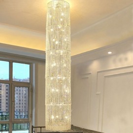 Luxury Crystal Chandelier Modern Restaurant Decoration Ceiling Light With 36 Lights