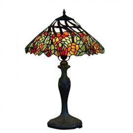  -style Floral Bronze Finish Table Lamp(0923-TF9)