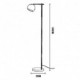 American Floor Lamp Standing Lamp With Wrought Iron Plating 90° Rotating Shade And Marble Base