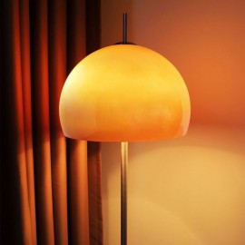 Glass Floor Lamp Modern Retro Wrought Iron Mushroom Floor Light