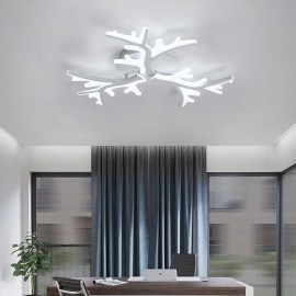 Flush Mount Modern Minimalist Antler Ceiling Light