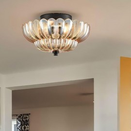 Modern Simple Flush Mount Lotus Base Ceiling Lamp